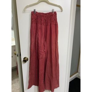 Wide leg lounge pants